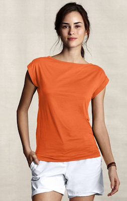 Lands End Orange Tee