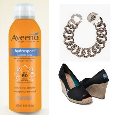 Bracelet, Sunscreen, Wedges